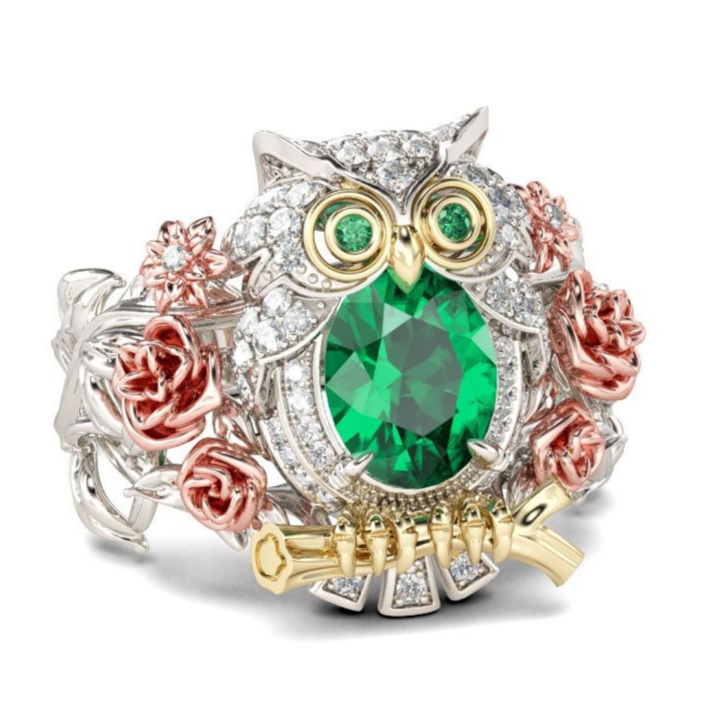 JUELIA Owl ring size 7